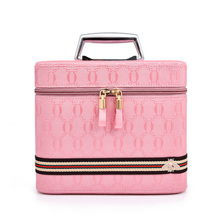 化妆包大容量硬壳立体定型手提化妆品收纳箱高颜值护肤品化装包袋