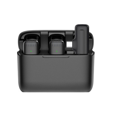 充电仓无线领夹麦克风智能降噪直播Vlog收音录音高音质迷你小话筒