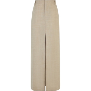 【折扣】COMEFORBREAKFAST女士平纹布超长半身裙