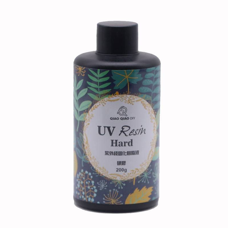 UV树脂滴胶手绘珠diy 流麻干花热缩片高透耐黄DIY速干水晶滴胶