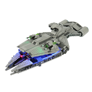 BrickBling适用乐高75315帝国轻型巡洋舰积木灯饰改装LED灯光组