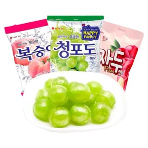 韩国进口青葡萄糖果韩剧同款零食糖酸甜水果糖李子糖棒棒糖喜糖