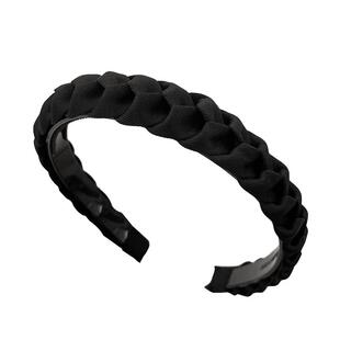 麻花高颅顶发箍女2025新款洗脸防滑压发卡宽边带齿头箍显脸小头饰