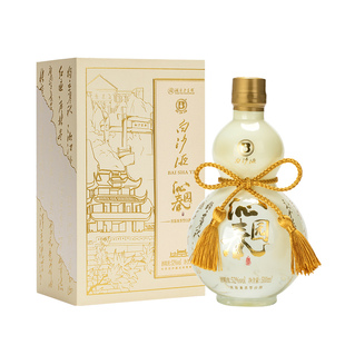 白沙液沁园春52度浓酱兼香型纯粮食大曲高粱高度白酒500mL礼盒装