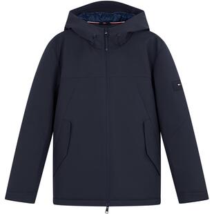 【防泼水】Tommy秋冬男重磅肌理感休闲连帽棉服夹克外套节日礼物