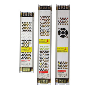 led超薄开关电源12v24v卡布灯箱广告线形灯专用变压器150w300W400