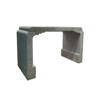 石雕中式石花架石桌庭院盆景底座架子石头案几条桌户外花岗岩花几