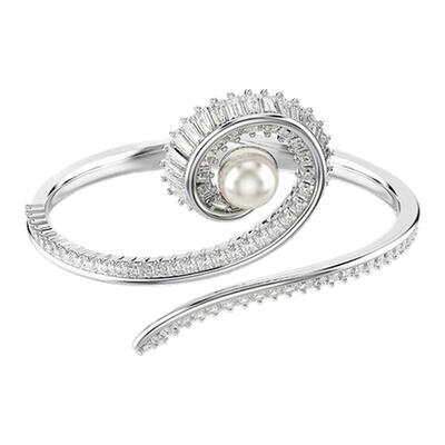 【明星同款】施华洛世奇Capsule音符手镯仿珍珠送礼物