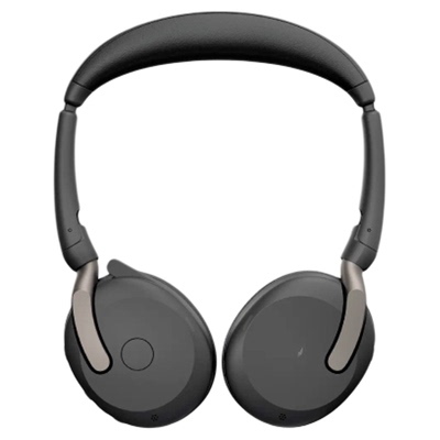 Jabra捷波朗Evolve2 65 Flex 电脑办公会议通话话务员客服电销专用耳麦在线教育头戴折叠蓝牙降噪耳机