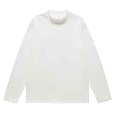 280g半高领长袖t恤春秋新款纯色