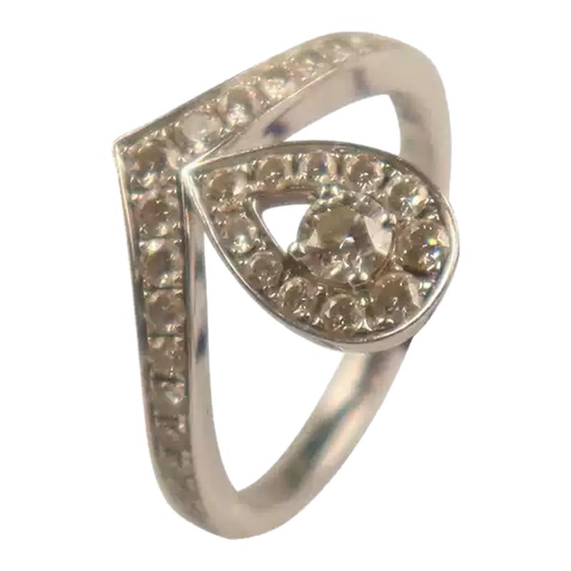 CHAUMET(尚美)白金钻石戒指