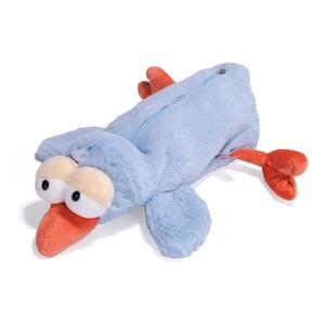 德国NICI笔袋毛绒可爱小鸟文具袋化妆笔袋动物毛绒玩具礼物玩偶