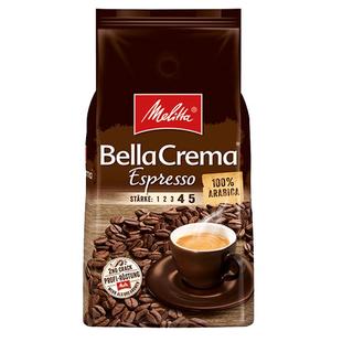 德国Melitta美乐家咖啡豆精品特浓意式醇香浓缩阿拉比卡黑咖啡1KG