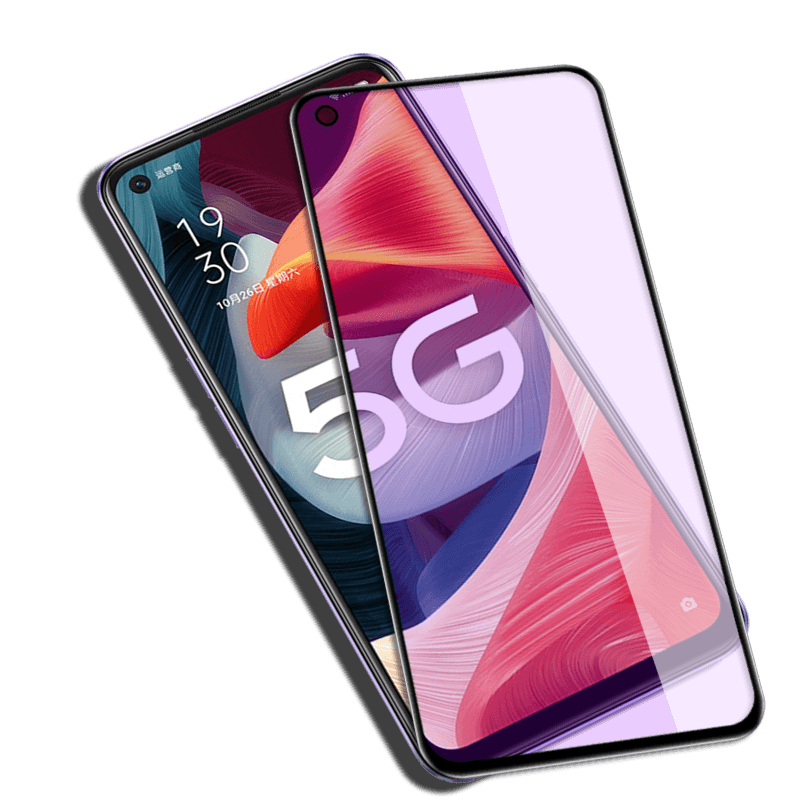 适用OPPO A97/A96/A95/A93钢化膜A58/A58x/A57/A56/A53/A36/A35防爆玻璃膜4G/5G手机高清护眼防蓝光保护贴