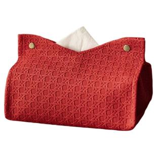 2026新年红色喜庆客厅氛围感结婚抽纸盒餐巾纸收纳盒酒店餐纸巾盒