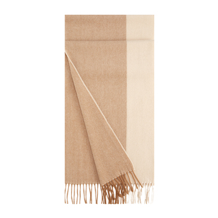 万事利秋冬新款100%山羊绒围巾百搭送礼保暖披肩羊绒围巾-风华锦