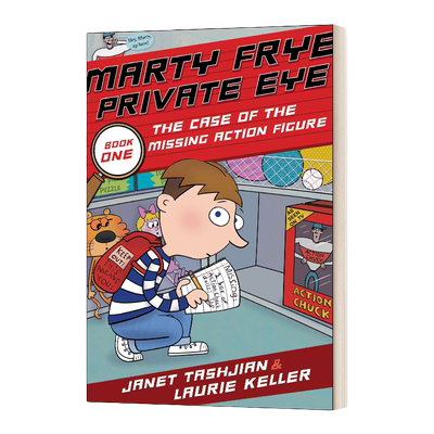 英文原版 Marty Frye Private Eye Book 1私家侦探小说 Janet Tashjian 英文版 进口英语原版书籍