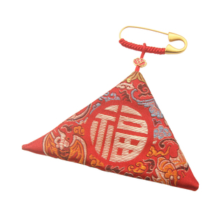 超大号免缝三角形福袋空袋宝宝压惊别针平安护身符袋孕妇随身挂件