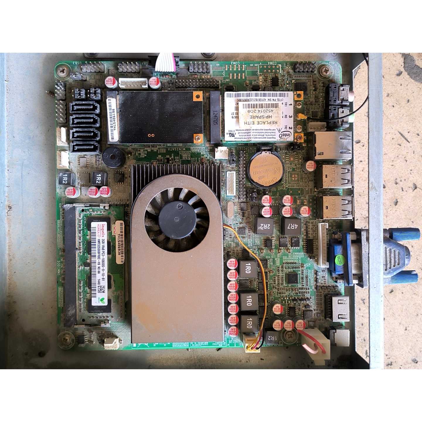 议价工控主板,1037U处理器,2G内存,32G固态硬盘,带HD