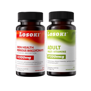 losoki乐斯可多种复合维生素+补铁片