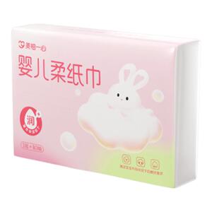 美柚一心婴儿柔纸巾云柔巾新生儿宝宝手口专用超柔纸巾保湿乳霜纸
