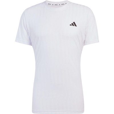 Adidas/阿迪达斯正品夏季男士凉爽网球运动经典修身短袖JF4386