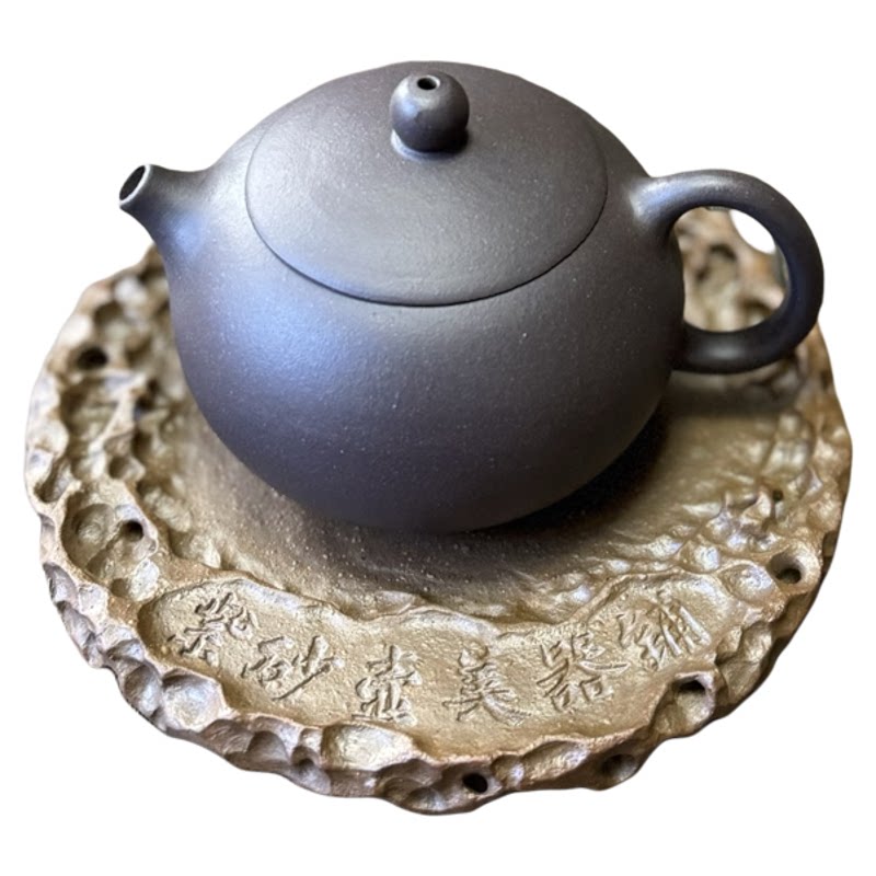 红降坡泥光素圆器西施小品紫砂壶 紫砂壶美器铺 宜兴原矿手工