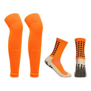 弹性过膝足球袜套男成人儿童款护腿板固定袜筒中筒防滑运动袜子