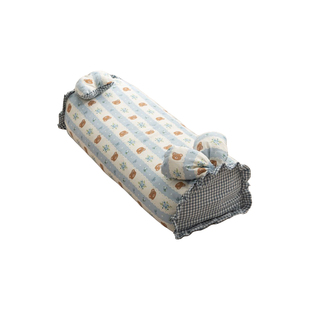 2025新款棉兔耳双层纱枕头护颈枕助睡眠全荞麦皮壳成人家用枕芯硬