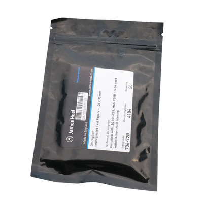 James H.Heal 泛黄/酚黄测试纸/测试膜706-720 50片新包装