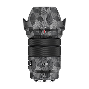JJC 适用于索尼E PZ 18-105 F4镜头保护贴膜18-105mm F4 G标准变焦(SELP18105G)碳纤维贴纸贴片