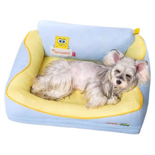 Hoopet海绵宝宝联名款狗窝四季通用可拆洗冬季宠物沙发狗床小型犬