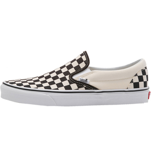Vans Slip on黑白棋盘格一脚蹬男女鞋情侣休闲帆布鞋VN000EYEBWW
