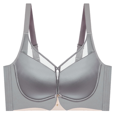 光面无痕内衣女薄款大胸显小夏季