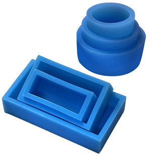 冷镶嵌硅胶模具金相切片硬胶圆形模杯实验室灌胶反复使用方形pcb