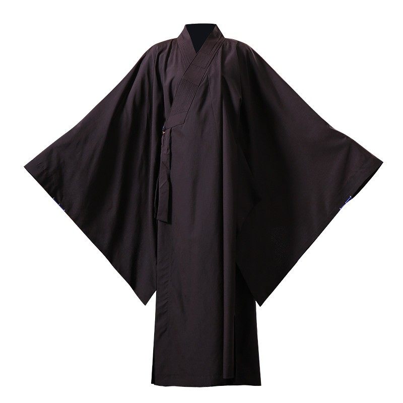 居士服 台麻海青男女居士服 高档台麻不透明海清黑色咖啡色居士服