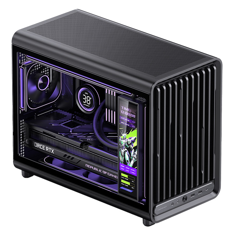 乔思伯D33桌面机箱MATX主机外壳