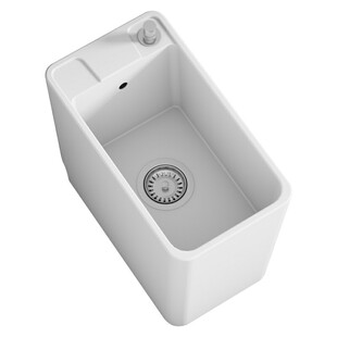 家用洗拖把池窄长型卫生间阳台小户型小号落地式角落竖款拖布池