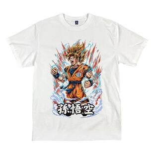 七龙珠联名t恤卡通动漫周边衣服孙悟空日系学生纯棉宽松短袖体恤