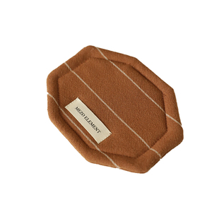 日式复古棉麻布艺杯垫隔热餐垫家居装饰八角形餐桌垫透气隔热