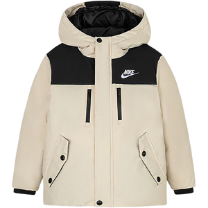 Nike/耐克官方正品秋季大童拼接宽松户外羽绒服NY2442051GS-002