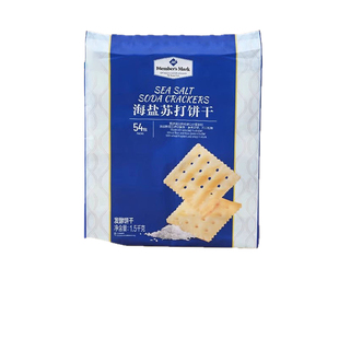 海盐苏打饼干会员店超市进口网红零食独立包装早餐食品官方旗舰店