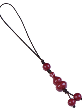 朱砂葫芦手机挂绳链挂饰刻字定制男女士钥匙包包挂件高含量紫金砂