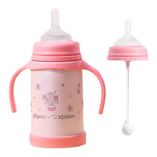 ZOJIRUSHI/象印SQ-AA/BA/CA24HPG贝亲联名吸管杯水杯真空保温杯学