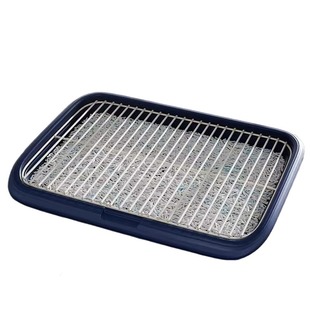 狗狗厕所铁网可冲水尿盆便盆大型小型犬定点排神器狗砂盆超大号