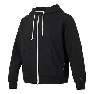 NIKE耐克外套男装运动休闲宽松连帽针织开衫拉链卫衣FZ0223-010