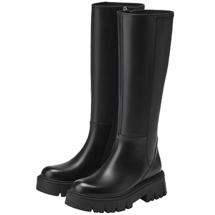 关晓彤同款73hours女鞋直拍封面25冬季新款显瘦厚底长筒靴骑士靴