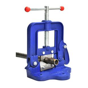 龙门钳夹管钳重型三角架压力钳管子台虎钳割丝管子钳固定夹具台钳