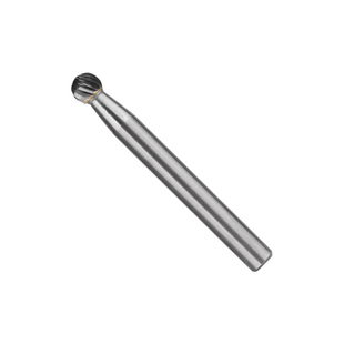 金鹰硬质合金磨头钨钢铣刀锉单齿交叉双纹球头 圆球型DX D1009M06