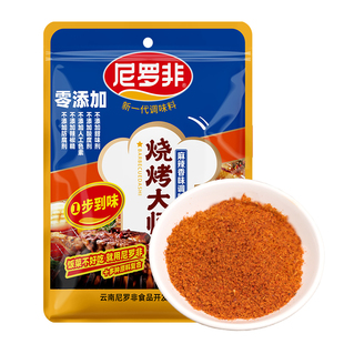 尼罗非烧烤大师调料家用小包空气炸锅烤肉蘸料辣椒孜然分组合全套